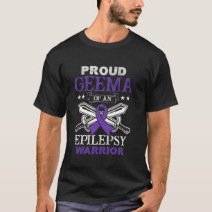 Proud Geema Of An Epilepsy Warrior Family Matching T-Shirt