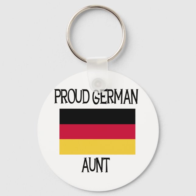 Proud German Aunt Key Ring (Front)