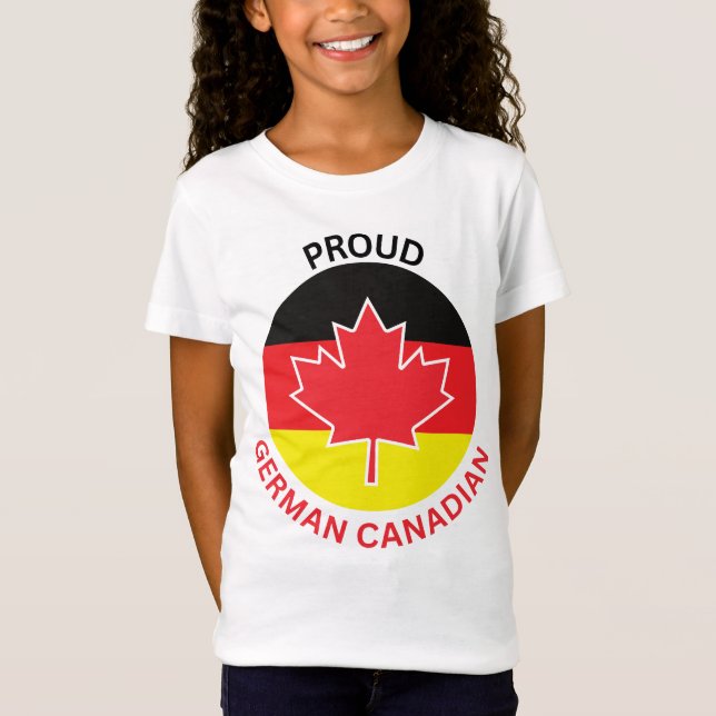 PROUD GERMAN CANADIAN T-Shirt (Front)