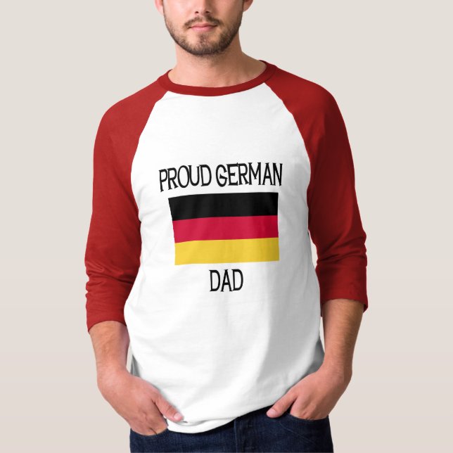 Proud German Dad T-Shirt (Front)