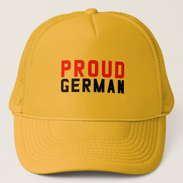 Proud German Trucker Hat (Front)