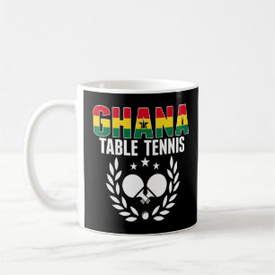 Proud Ghana Table Tennis Ghanian Ping Pong Suppor Coffee Mug