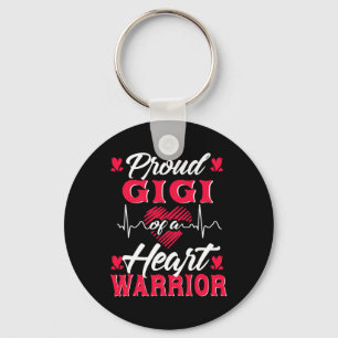 Proud Gigi Of A Heart Warrior Chd Awareness Key Ring