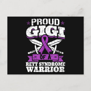 Proud Gigi Of A Rett Syndrome Warrior RTT Awarenes Postcard