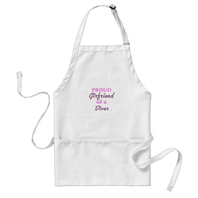 Proud Girlfriend of a Diver Standard Apron (Front)