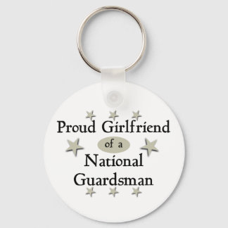 Proud Girlfriend of a National Guardsman Key Ring
