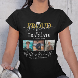 Proud Girlfriend of the Graduate Photo Collage T-Shirt