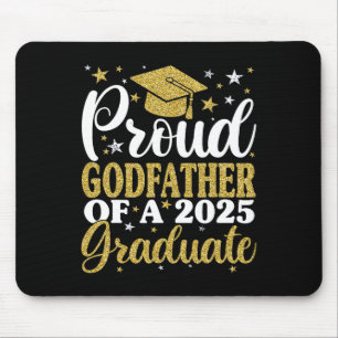 Proud Godfather Of A 2025 Graduate Graduation Fami Mouse Pad
