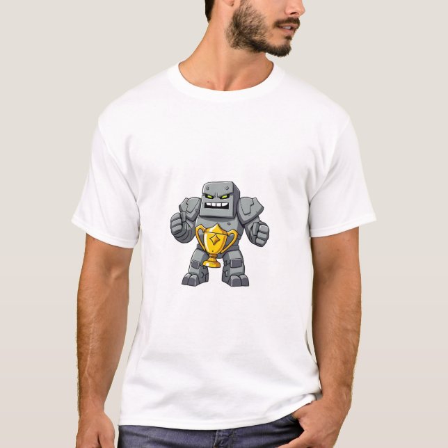 Proud Golem Wins Trophy T-Shirt (Front)