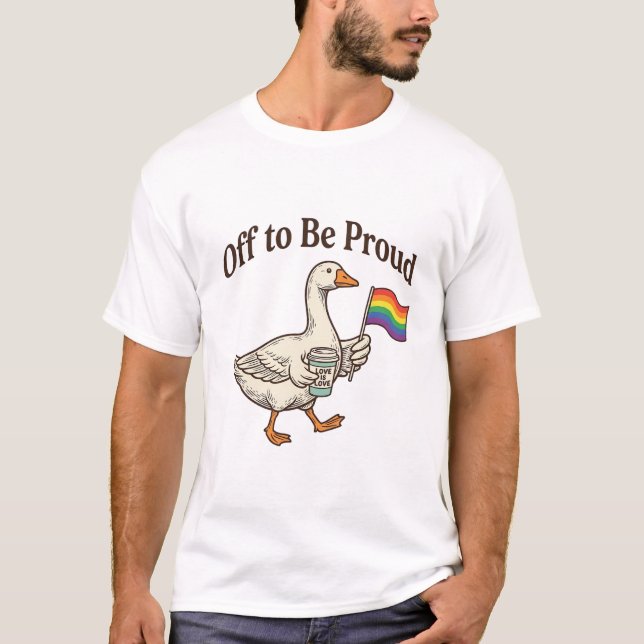Proud Goose Pride Parade Vintage Shirt Design_1 (Front)