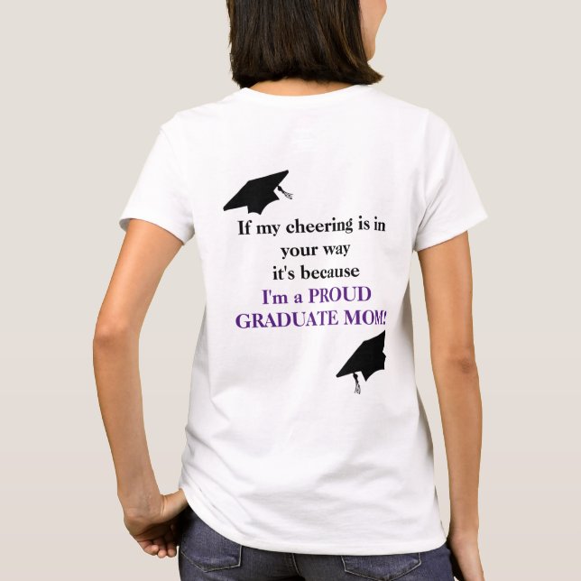Proud Graduate Mum T-Shirt (Back)