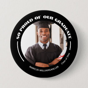 Proud Graduate Photo Graduation 7.5 Cm Round Badge
