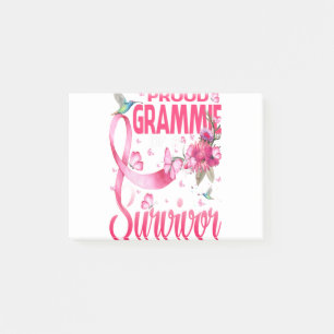Proud Grammie Of A Survivor Breast Cancer Post-it Notes