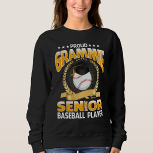 Proud Grammie Senior Class Of 2024 Baseball Player Sweatshirt