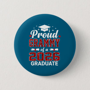 Proud Grammy 2026 Graduate Class Design 6 Cm Round Badge