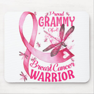 Proud Grammy Of A Breast Cancer Warrior Awareness Mouse Pad