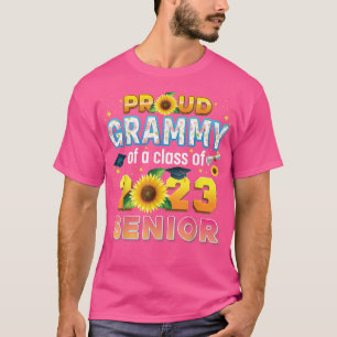 Proud Grammy Of A Class 2023 Senior Graduate Sunfl T-Shirt