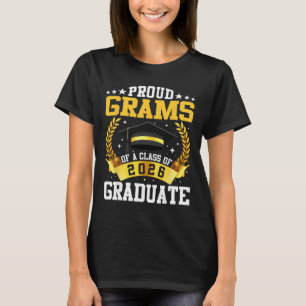 Proud Grams Of A Cl Of 2026 Graduate Senior T-Shirt