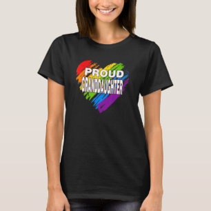 Proud Granddaughter Lgbt Rainbow Gay Pride  Women  T-Shirt