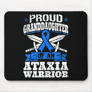 Proud Granddaughter Of An Ataxia Warrior Awareness Mouse Pad