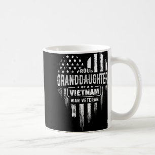 Proud Granddaughter Vietnam War Veteran Grandpa Gr Coffee Mug