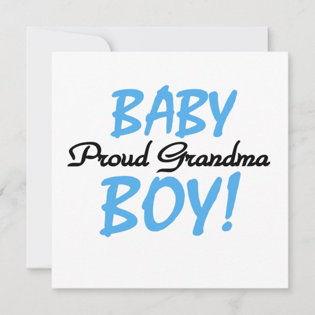 Proud Grandma Baby Boy Gifts (Front)
