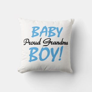 Proud Grandma Baby Boy Gifts Cushion
