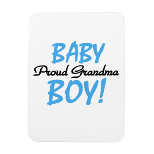 Proud Grandma Baby Boy Gifts Magnet