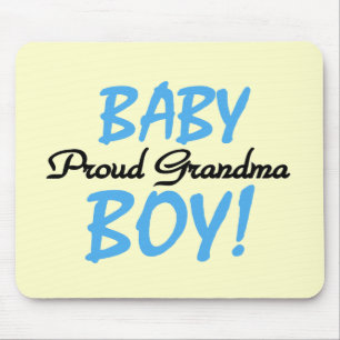 Proud Grandma Baby Boy T shirts and Gifts Mouse Pad