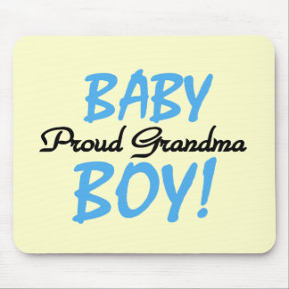Proud Grandma Baby Boy T shirts and Gifts Mouse Pad