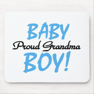 Proud Grandma Baby Boy T shirts and Gifts Mouse Pad