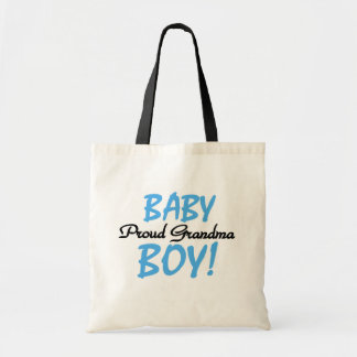 Proud Grandma Baby Boy T shirts and Gifts Tote Bag