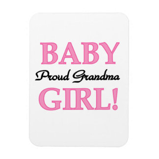 Proud Grandma Baby Girl Gifts Magnet