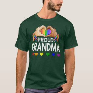 Proud Grandma LGBT Flag Gay Lesbian Pride Parades T-Shirt