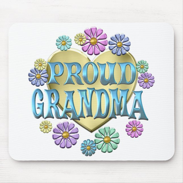 PROUD GRANDMA MOUSE PAD (Front)