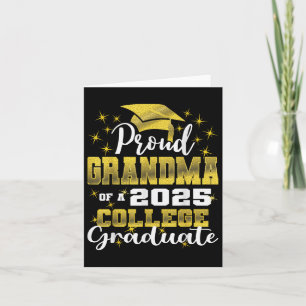 Proud Grandma Of 2025 College Graduate Family 24 G Card