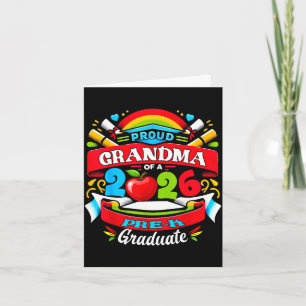 Proud grandma of 2026 pre-k graduate mothers dayPr Card