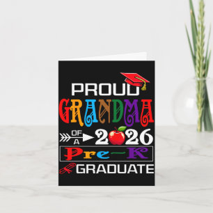 Proud grandma of 2026 pre-k graduate mothers dayPr Card