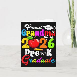 Proud grandma of 2026 pre-k graduate mothers dayPr Card