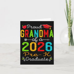 Proud grandma of 2026 pre-k graduate mothers dayPr Card