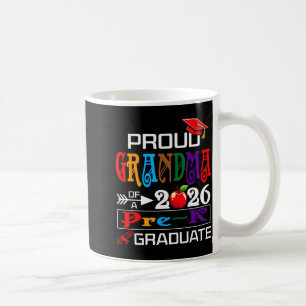 Proud grandma of 2026 pre-k graduate mothers dayPr Coffee Mug