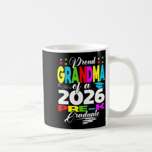 Proud grandma of 2026 pre-k graduate mothers dayPr Coffee Mug