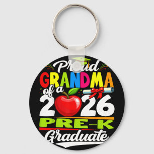 Proud grandma of 2026 pre-k graduate mothers dayPr Key Ring