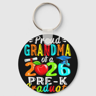 Proud grandma of 2026 pre-k graduate mothers dayPr Key Ring