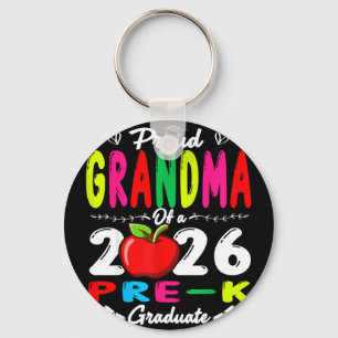 Proud grandma of 2026 pre-k graduate mothers dayPr Key Ring