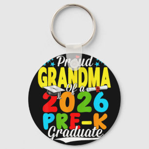 Proud grandma of 2026 pre-k graduate mothers dayPr Key Ring