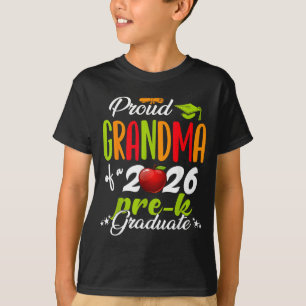 Proud grandma of 2026 pre-k graduate mothers dayPr T-Shirt
