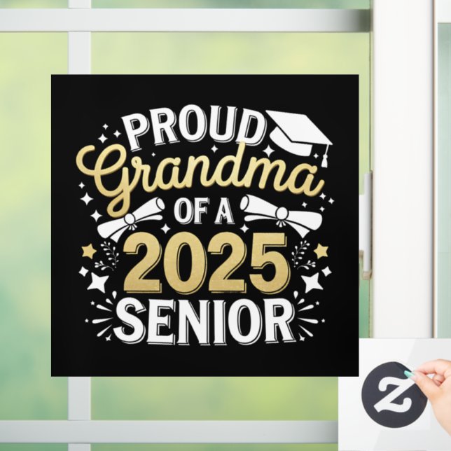Proud Grandma Of A 2025 Graduate Graduation Golden (Home)