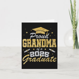 Proud Grandma Of A 2025 Graduate Senior Cl Of 2025 Card