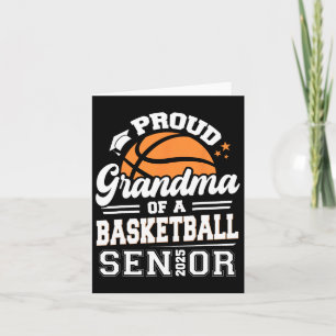 Proud Grandma Of A 2025 Senior Sketll Graduation Card